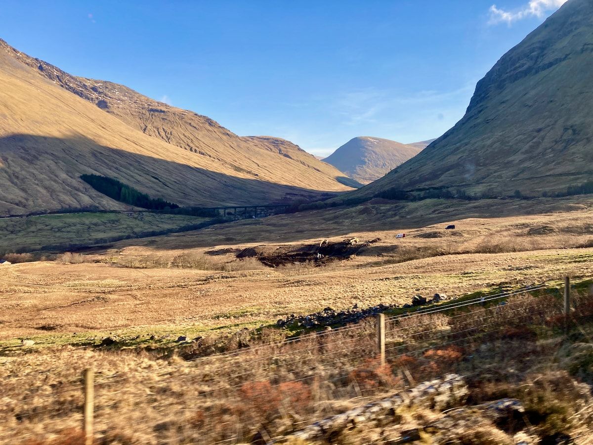 Landschaftsaufnahme aus den Highlands