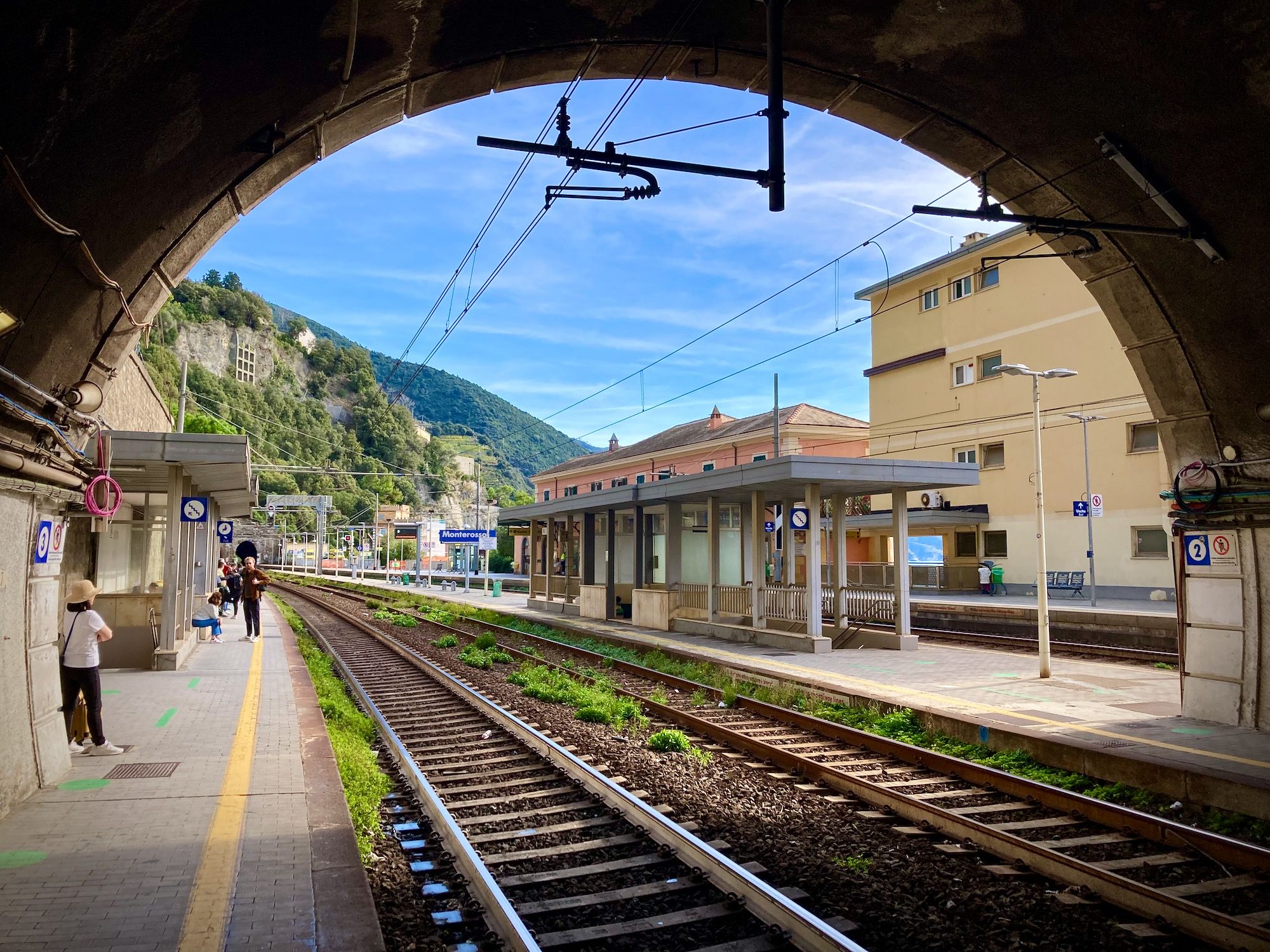 Tunnel am Bahnhof Monterosso