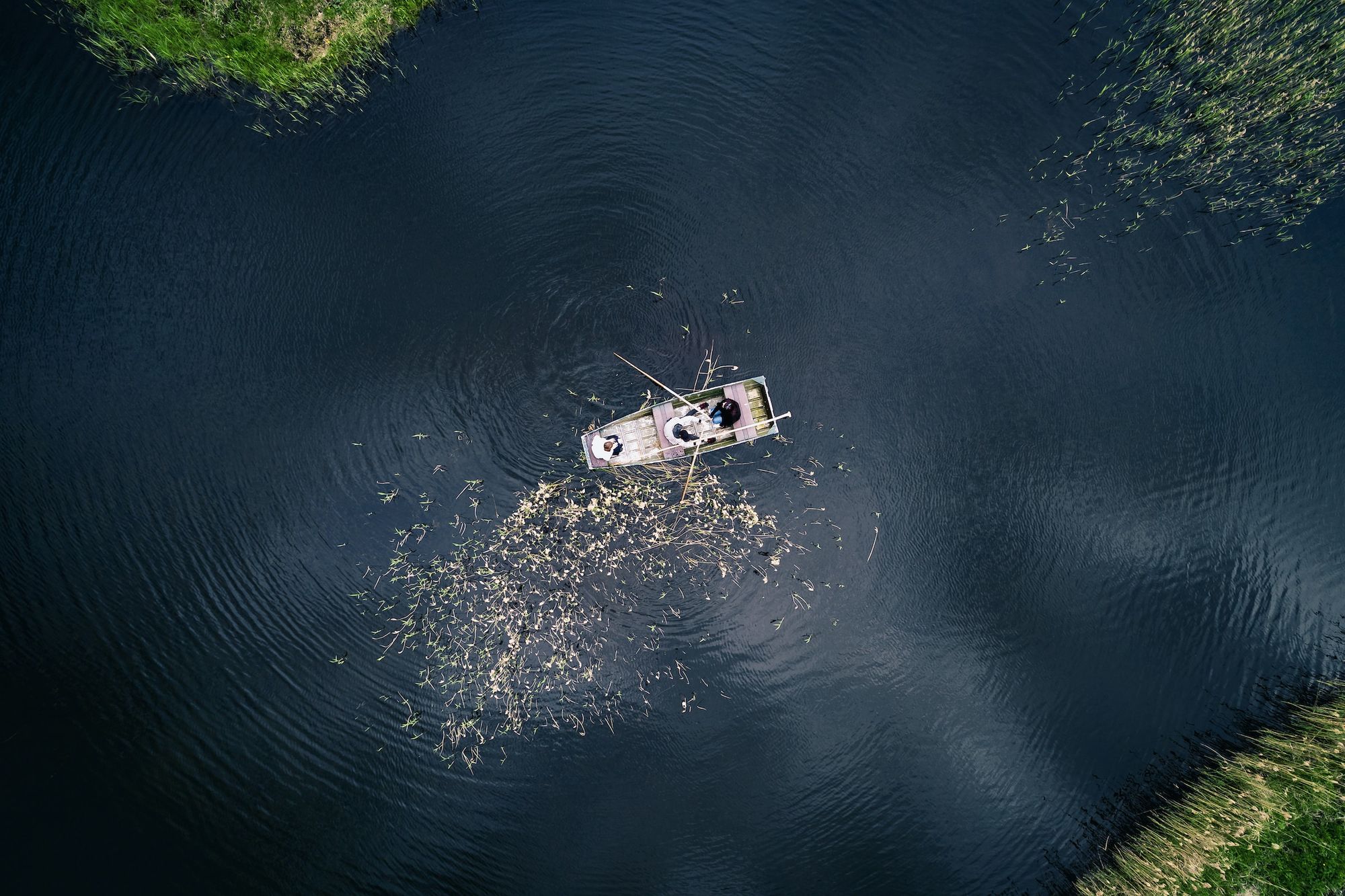 Ruderboot auf einem See