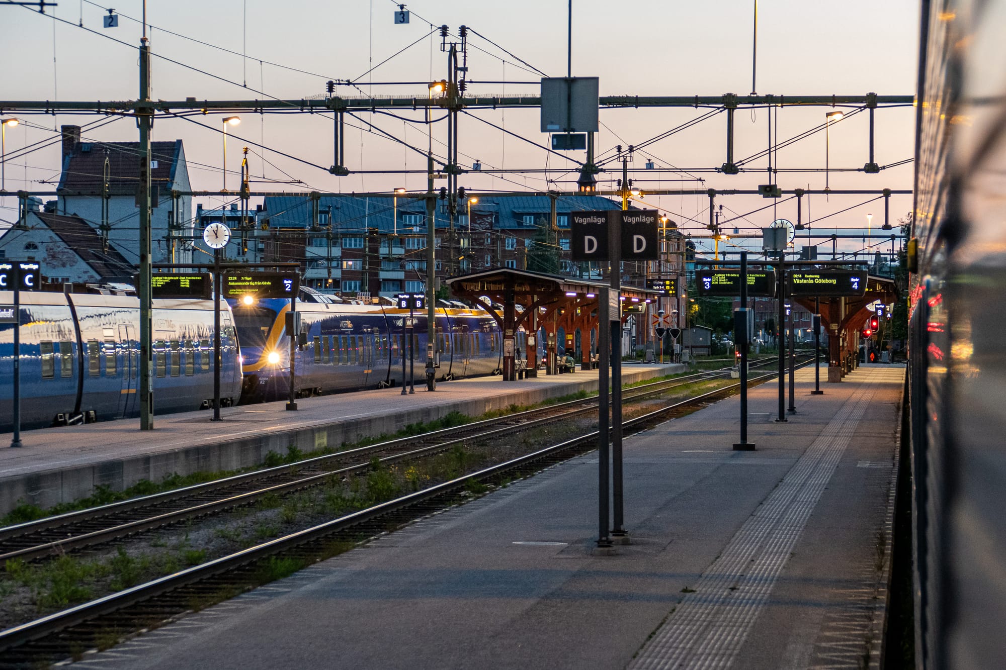 Am Bahnhof Sundsvall