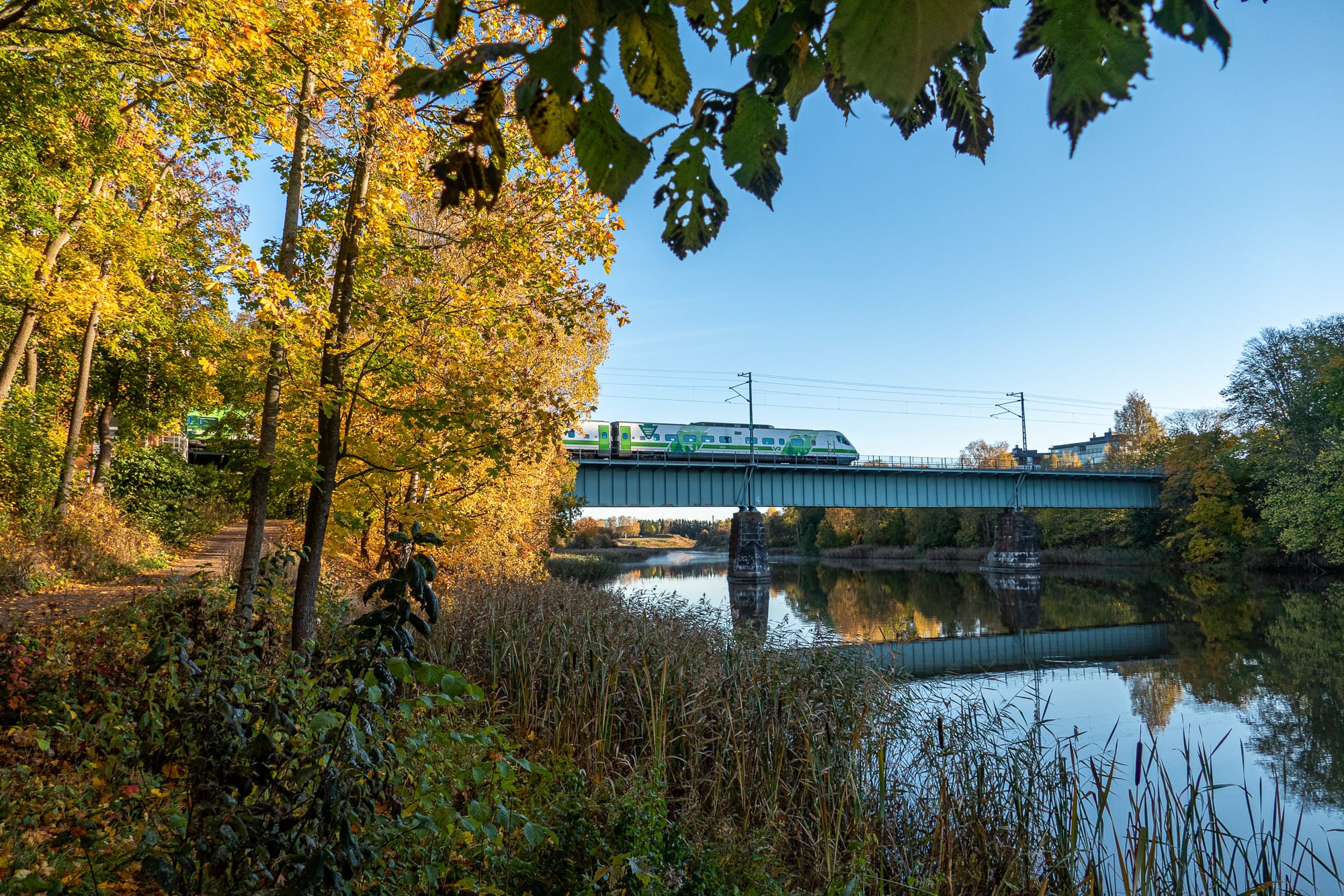 Pendolino auf Brücke