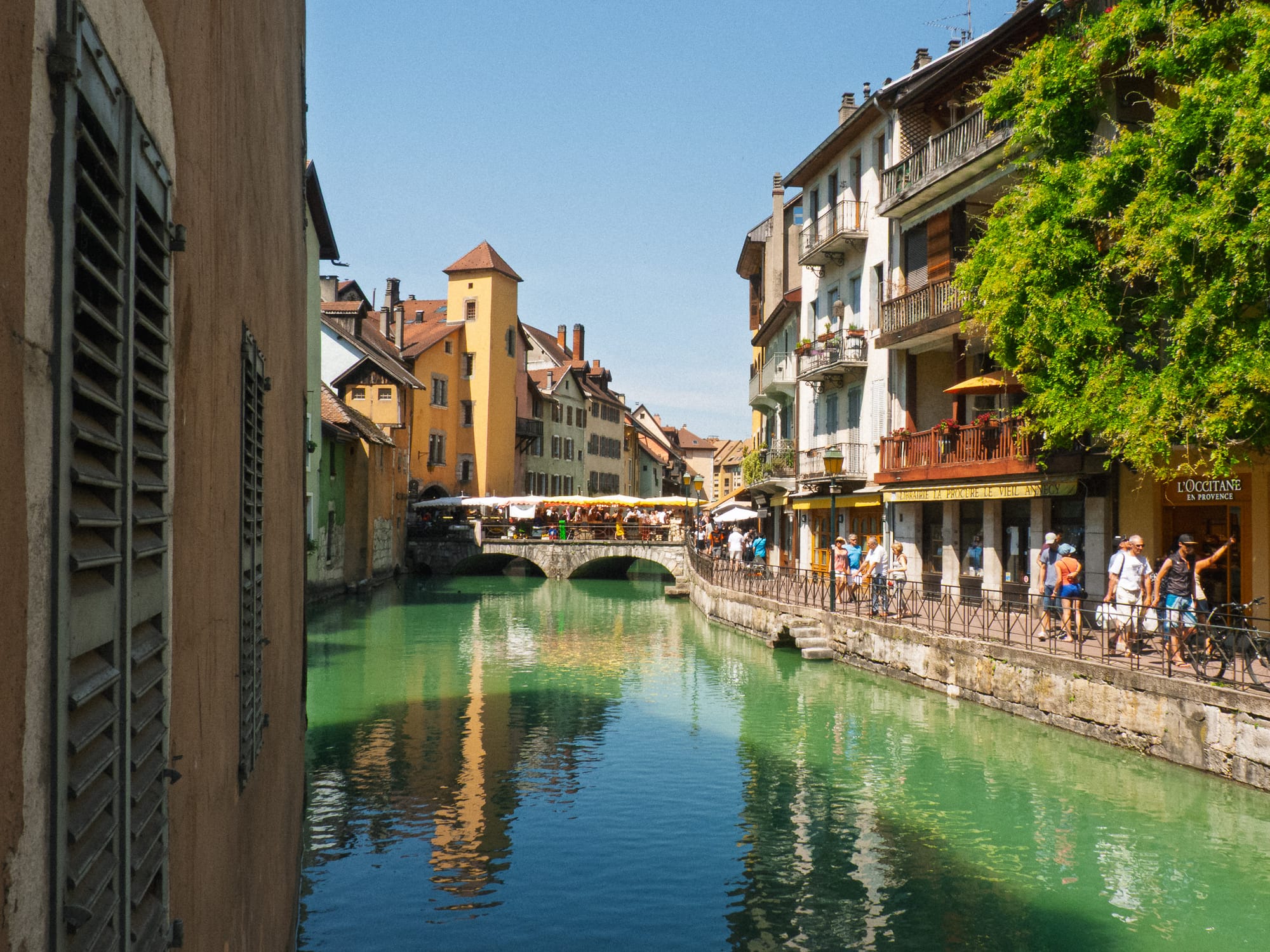 Blick in die Altstadt von Annecy