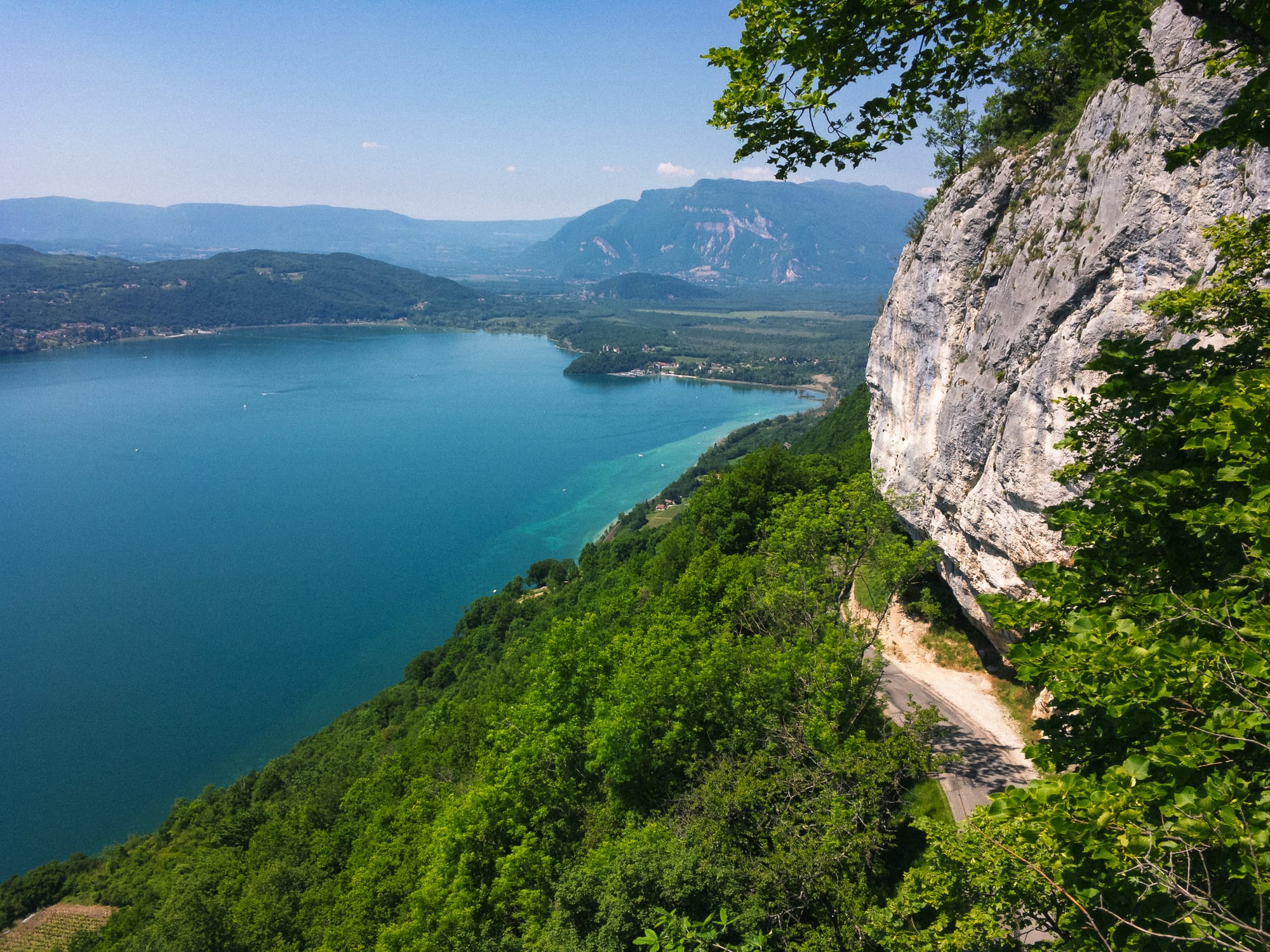 Aussicht auf dem Lac du Bourget