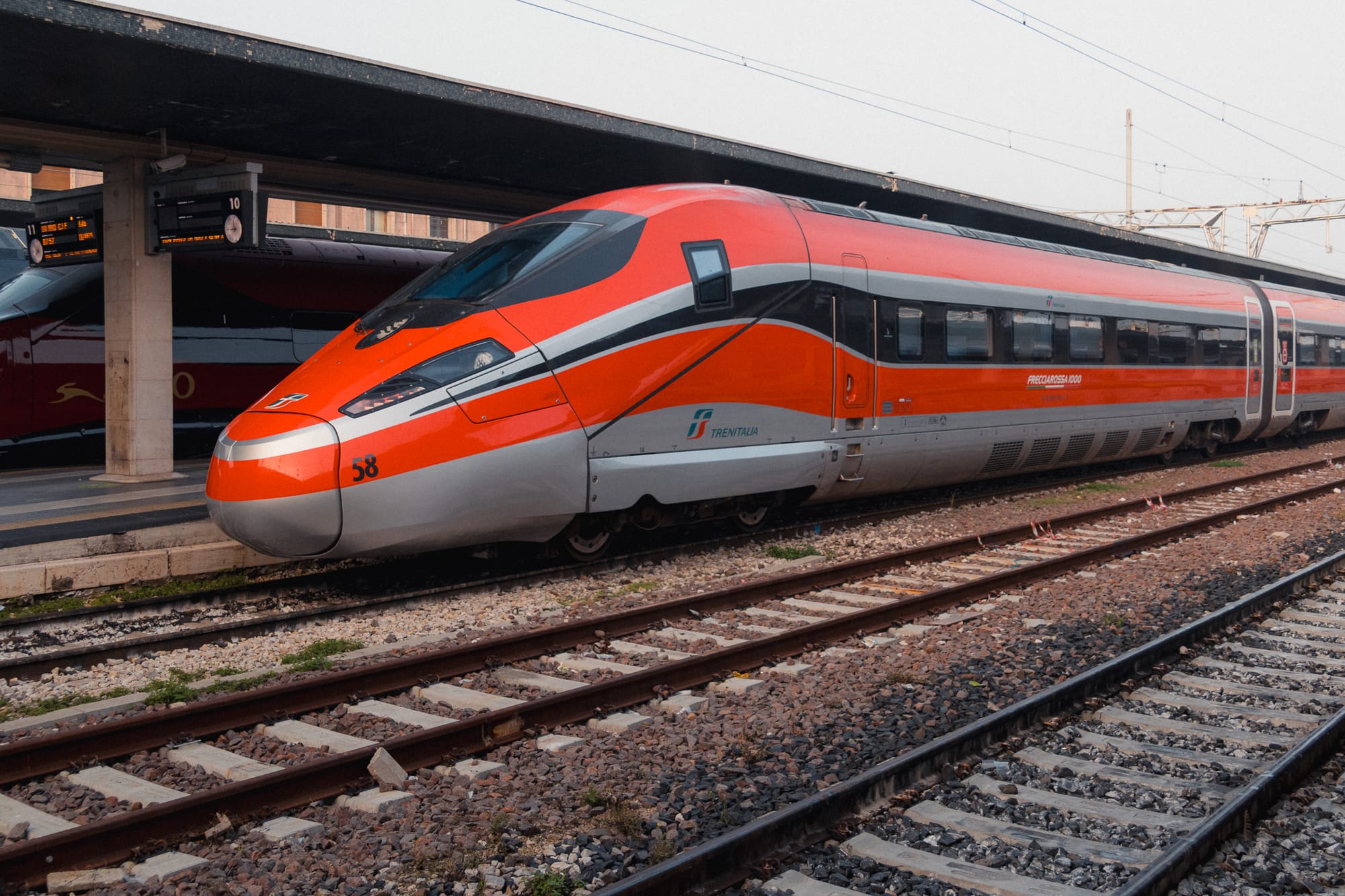 Frecciarossa am Bahnhof Venedig