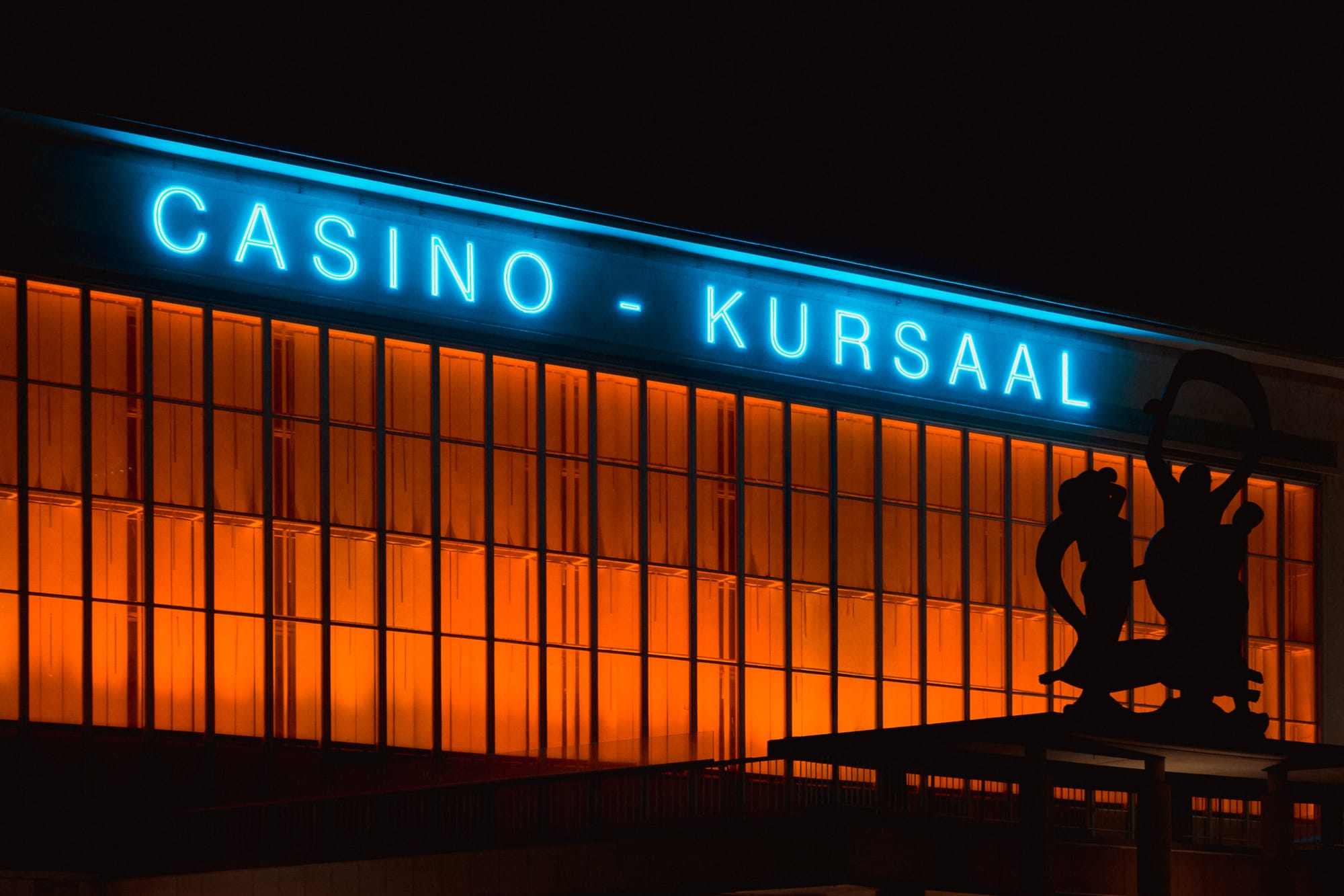 Leuchtschrift Casino - Kursaal