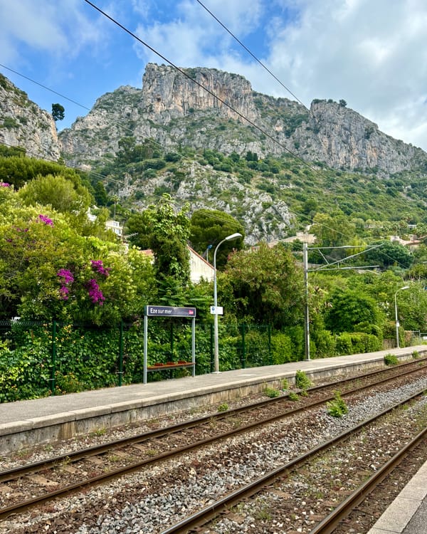Bahnhof Eze sur mer an der Côte d’Azur